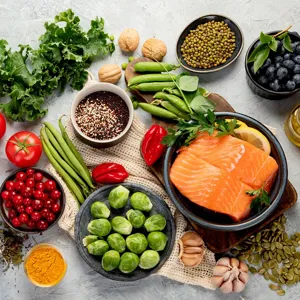 Et bord fullt av mat