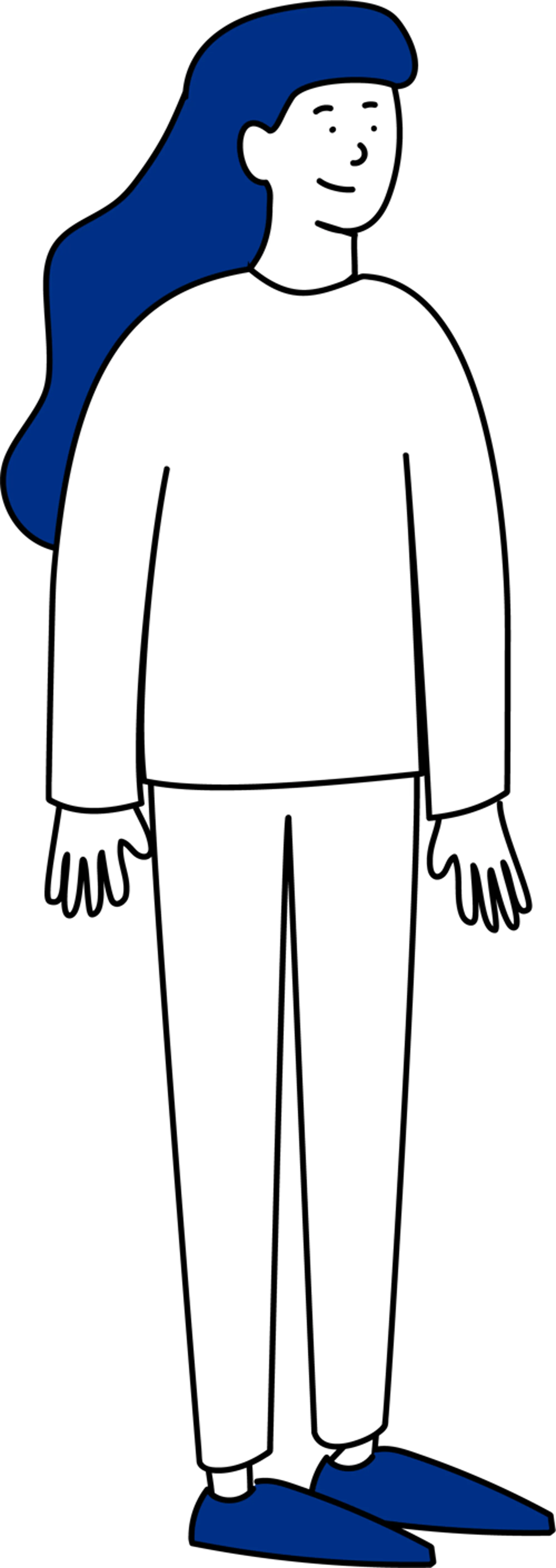 Illustrasjon av kvinne
