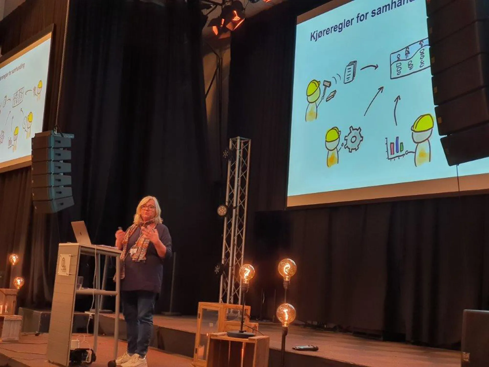 Kari Marthinsen holder foredrag