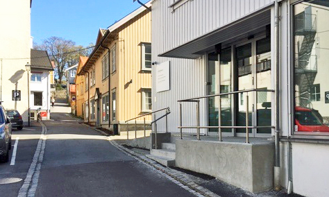 Inngang til LAR poliklinikk