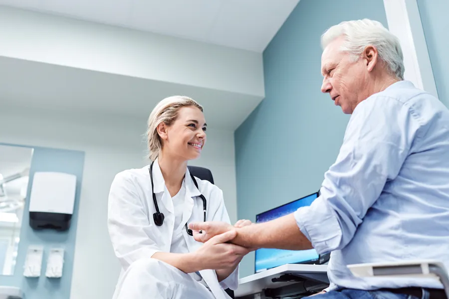 En lege og en pasient